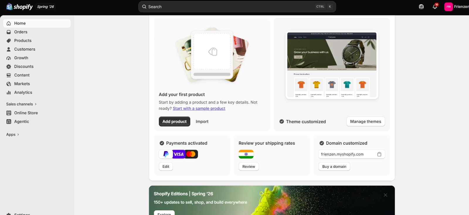 Shopify Store Ecomm